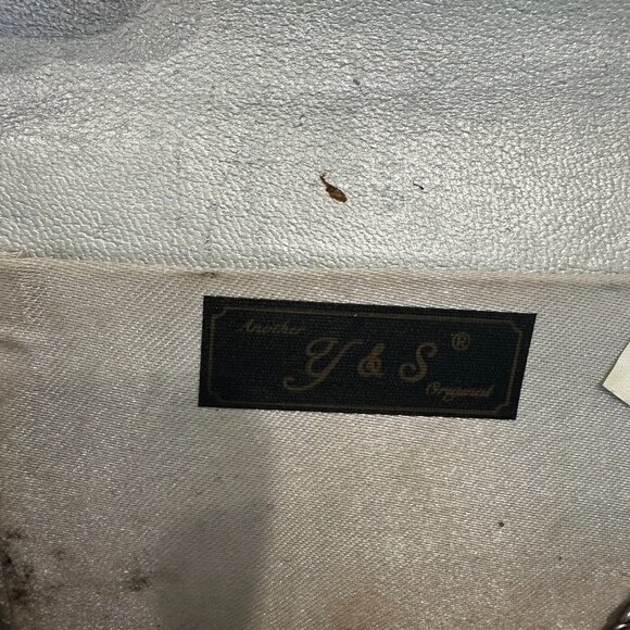 Y&S Silver Metal Mesh Clutch Handbag Purse w/ Optional Chain Strap - Picture 5 of 7